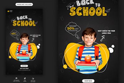 پوستر تبلیغاتی مدرسه - Back to School