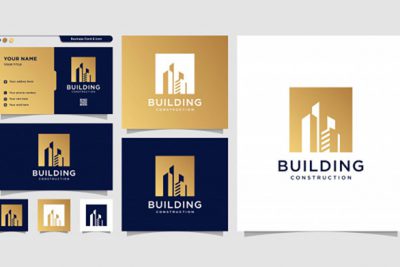 کارت ویزیت و لوگو عمرانی و ساختمانی - Building logo and business card