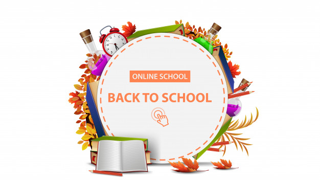 پوستر کلاس آنلاین مدرسه - Online school
