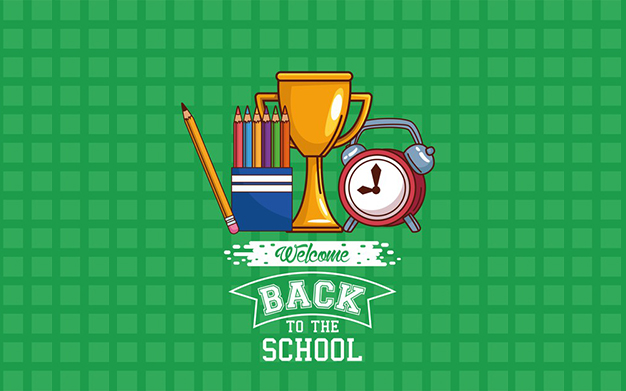پوستر تبلیغاتی مدرسه - Back to school eduacation