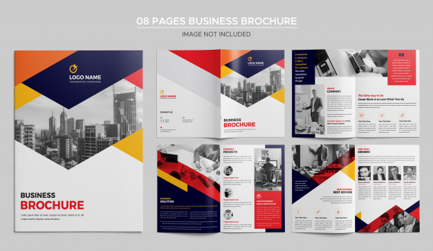 بروشور تجاری - Business brochure template