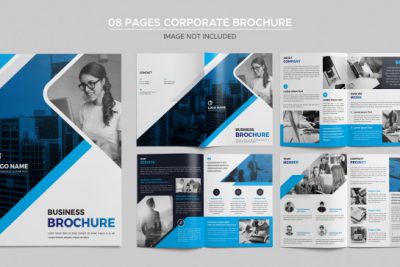 بروشور مدرن شرکتی - Corporate brochure design