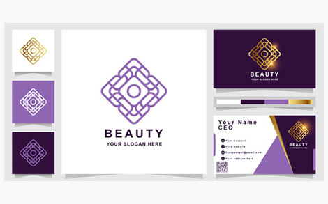 کارت ویزیت و لوگو چند منظوره - Logo and business card