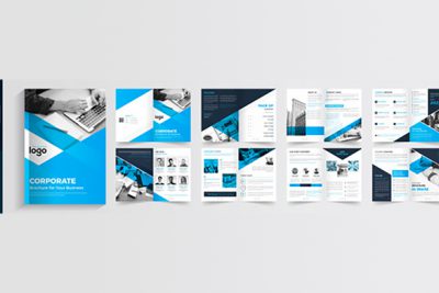 بروشور مدرن شرکتی - Corporate brochure design