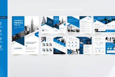 بروشور مدرن تجاری - Business brochure design