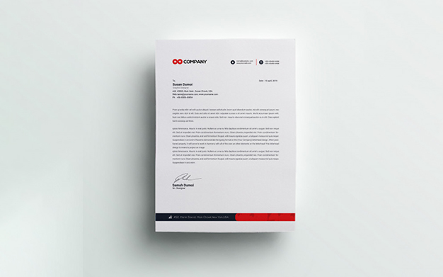 سربرگ A4 چند منظوره – Business corporate letterhead