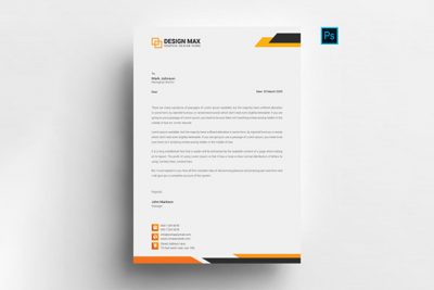 سربرگ A4 چند منظوره – Business letterhead