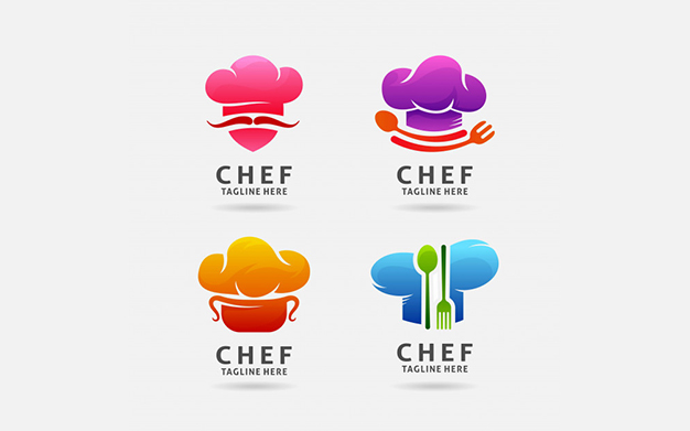مجموعه لوگو سرآشپز چند منظوره – Chef logo