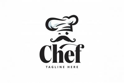 لوگو سرآشپز رستوران چند منظوره – Chef restaurant logo