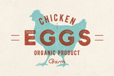 لوگو محصولات ارگانیک مرغ - Chicken organic product