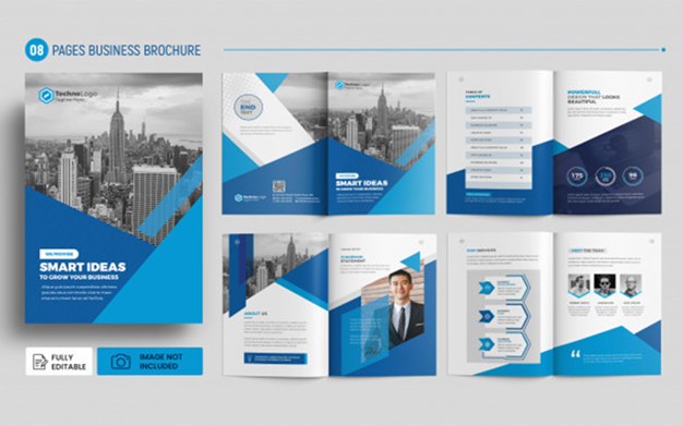 بروشور چند منظوره شرکتی - Corporate business brochure