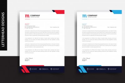 سربرگ A4 چند منظوره - Corporate business letterhead