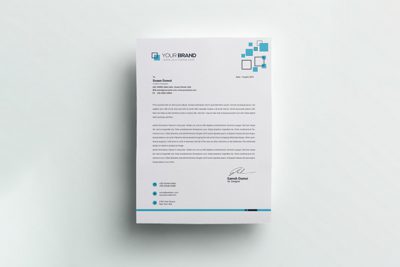 سربرگ A4 چند منظوره – Corporate letterhead