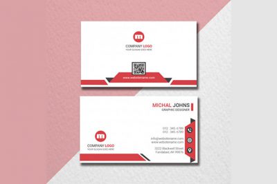 کارت ویزیت شخصی - Creative horizontal business card