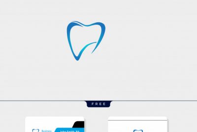 کارت ویزیت و لوگو دندان پزشکی – Dental logo and business card