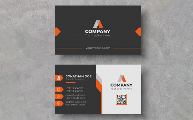 کارت ویزیت شرکتی - Elegant business card design