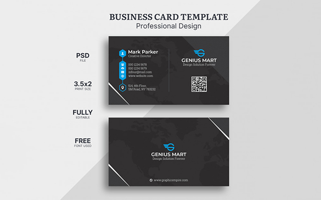 کارت ویزیت شخصی - Elegant business card