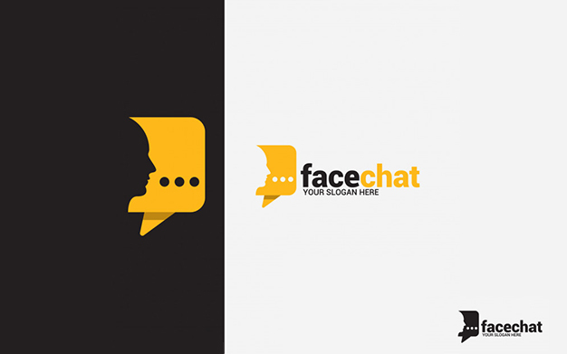 لوگو چت و مسیج– Face chat logo
