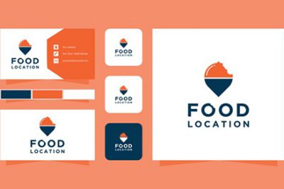 کارت ویزیت و لوگو رستوران و فست فود– Food location logo and business card