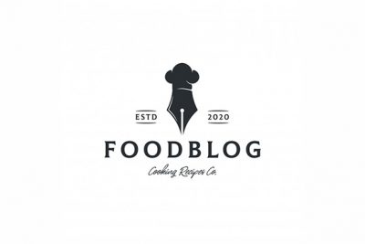 لوگو بلاگر غذا - Food recipes blog logo