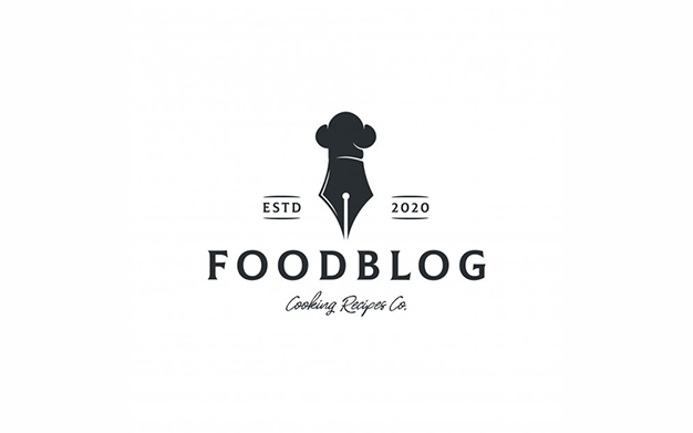 لوگو بلاگر غذا - Food recipes blog logo