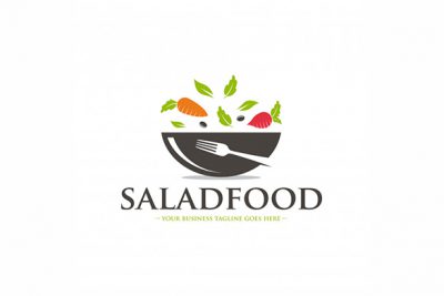 لوگو چند منظوره غذای سالم – Healthy menu logo