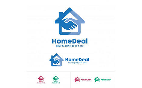 لوگو مشاورین املاک - Home deal logo