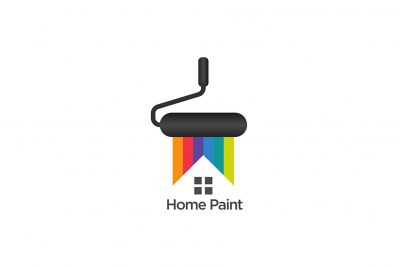 کارت ویزیت و لوگو چند منظوره - Home painting logo business card