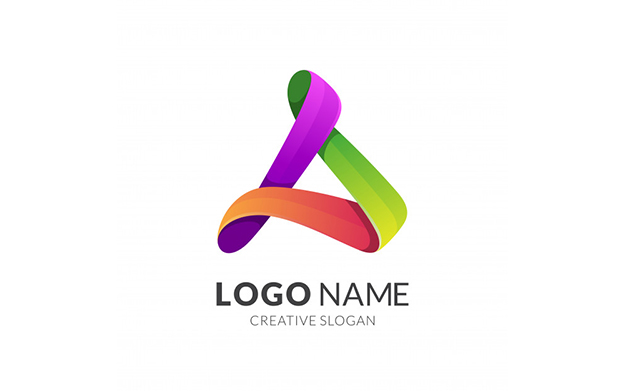 مجموعه لوگو چند منظوره شرکتی – Letter a colorful logo