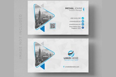 کارت ویزیت شخصی - Modern white business card
