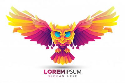 لوگو جغد – Owl logo template
