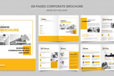 بروشور مدرن شرکتی - Corporate brochure template