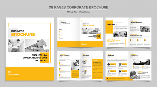 بروشور مدرن شرکتی - Corporate brochure template