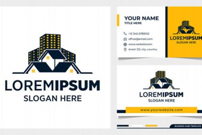 کارت ویزیت و لوگو عمرانی و ساختمانی - Building logo and business card