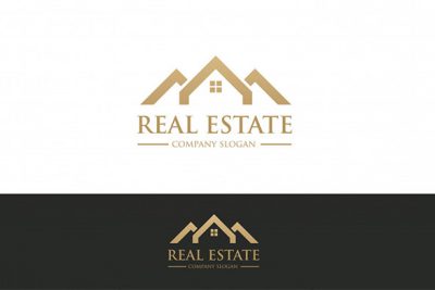 لوگو مشاورین املاک - Real estate logo home care