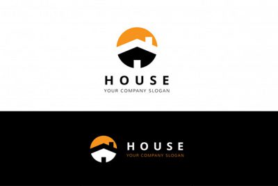 لوگو مشاورین املاک - Real estate and home care logo