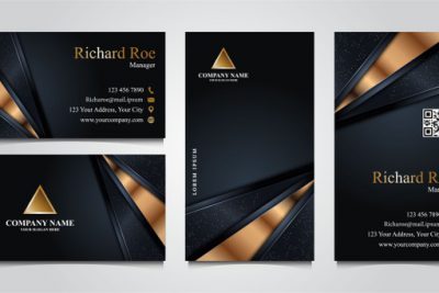 کارت ویزیت چند منظوره – Set of luxury business card
