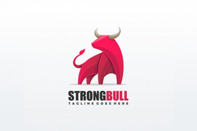 لوگو گاو قوی - Strong bull illustration