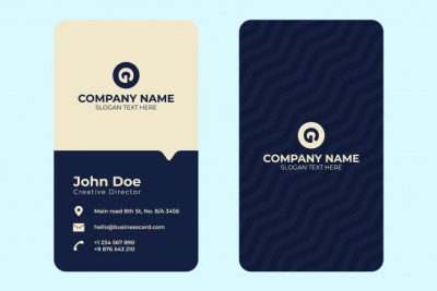 کارت ویزیت چند منظوره – Vertical business card