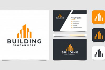 کارت ویزیت و لوگو چند منظوره – Building logo