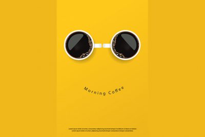 بنر تبلیغ قهوه و کافه - Coffee poster advertisement flayers