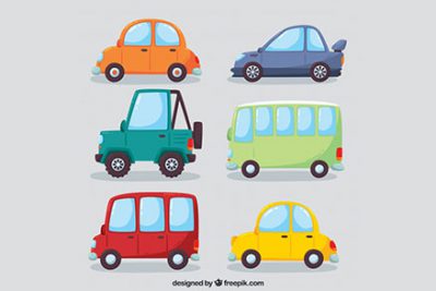 مجموعه ماشین رنگارنگ – Colorful variety of modern cars
