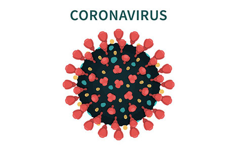 نمای نزدیک ویروس کرونا زیر میکروسکوپ – Close-up view of coronavirus under microscope
