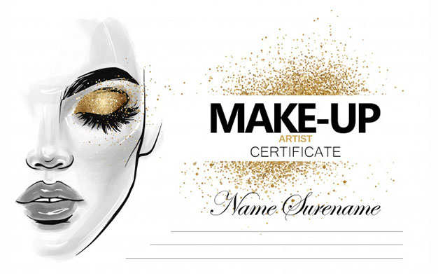 گواهینامه آرایشگری - Makeup artist certificate beauty school diploma
