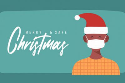 بنر کریسمس مبارک و ایمن - Merry and safe christmas