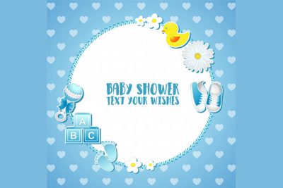 کارت دعوت جشن حمام کودک - Baby shower invitation card