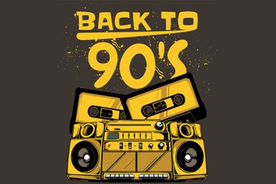 پوستر برگشت به دهه 90 موسیقی - Back to 90 s