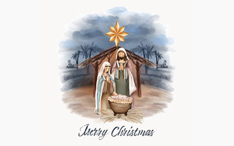 تولد حضرت عیسی و تبریک کریسمس - Christmas birth of jesus in barn