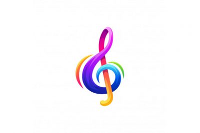 لوگو سل نت موسیقی - Note music logo design