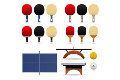 مجموعه کامل تنیس روی میز - Table tennis complete set